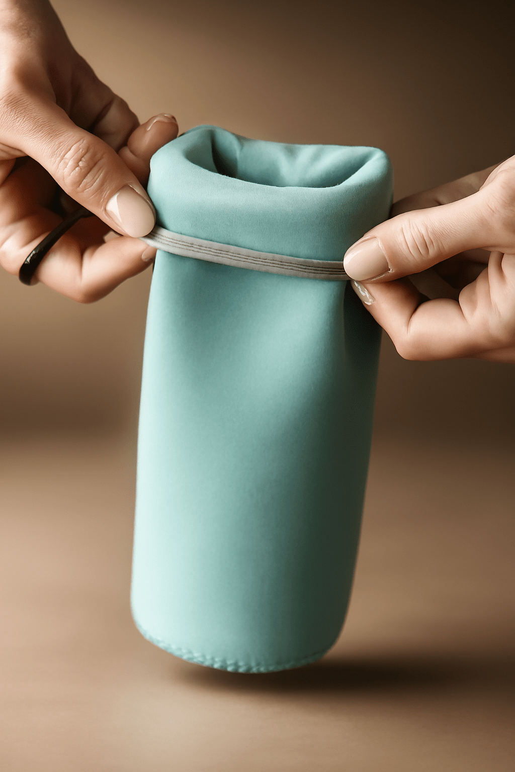 Housse néoprène 500ml FiltraGo sur gourde inox