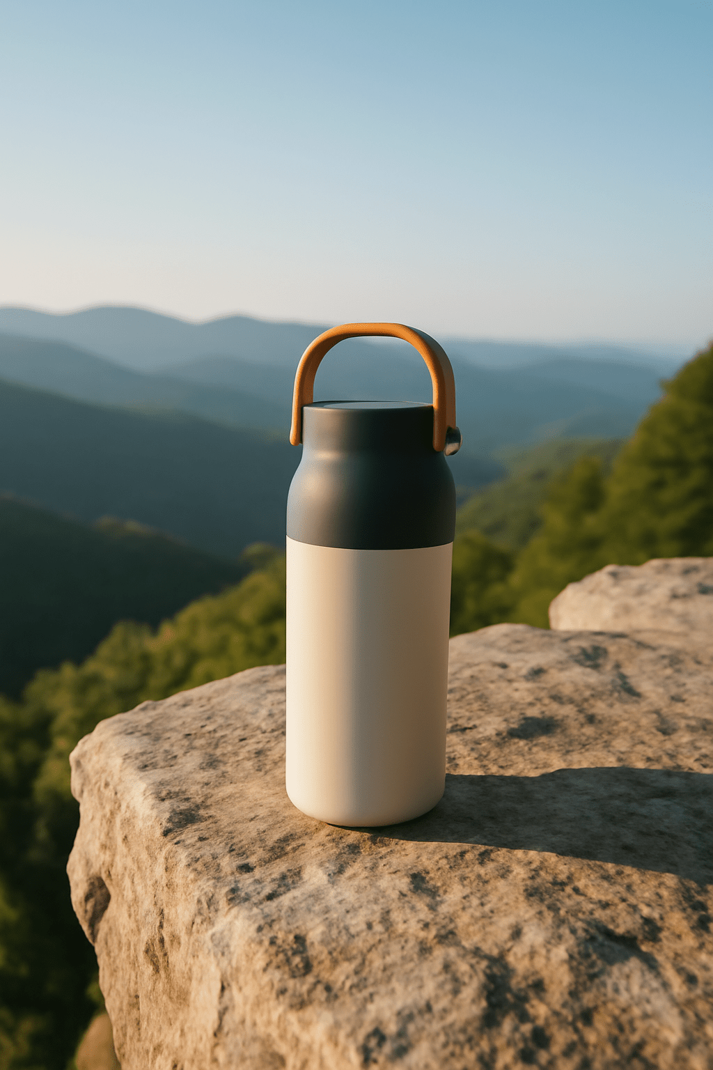 Gourde pour eau filtrée – couleur noire mate