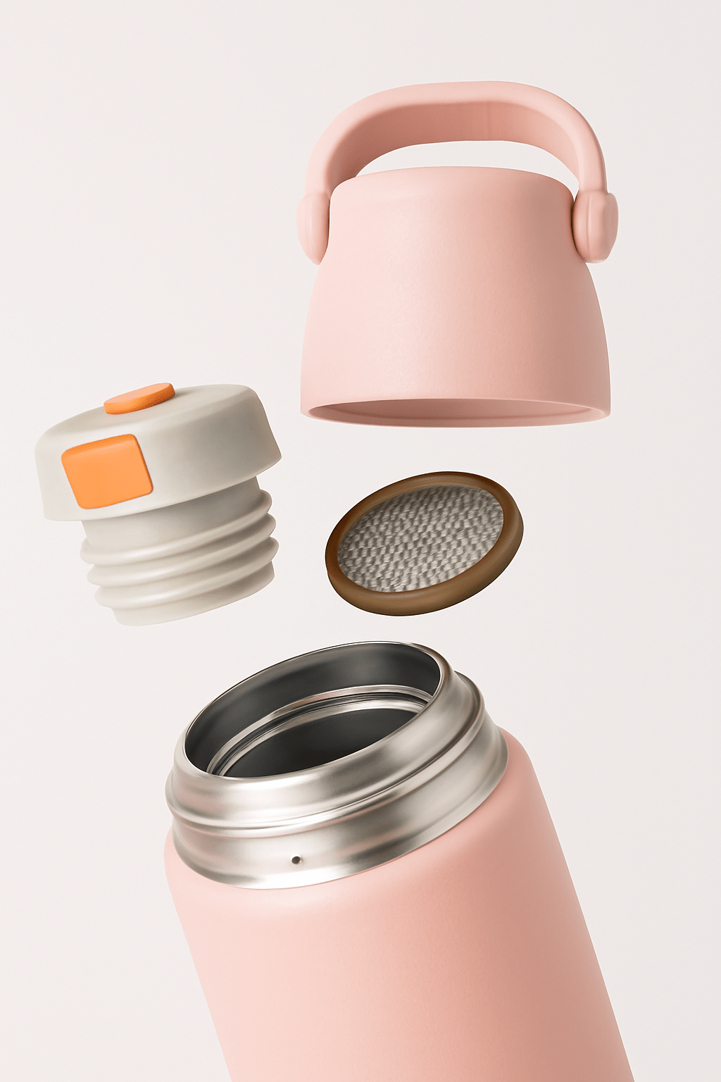 Gourde filtrante en inox 500ml – modèle FiltraGo