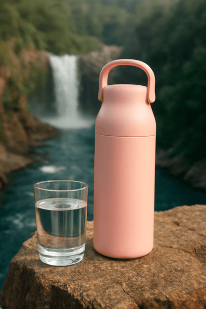 Gourde écologique pour eau filtrée – design moderne